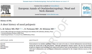 A short history of nasal polyposis (article)